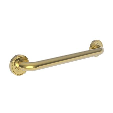 Newport Brass 19" L, Two Post, Solid Brass, 16" Grab Bar in Polished Gold, Pvd, Polished Gold (PVD) 1020-3916/24